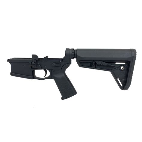 Functionally, this is the same<b> lower</b> as our standard UIC<b> Lower</b> Receiver, however it features a classic AR-15 slick sided magazine well that is great for retro builds, custom laser work or NFA engraving. . Adm4 lower